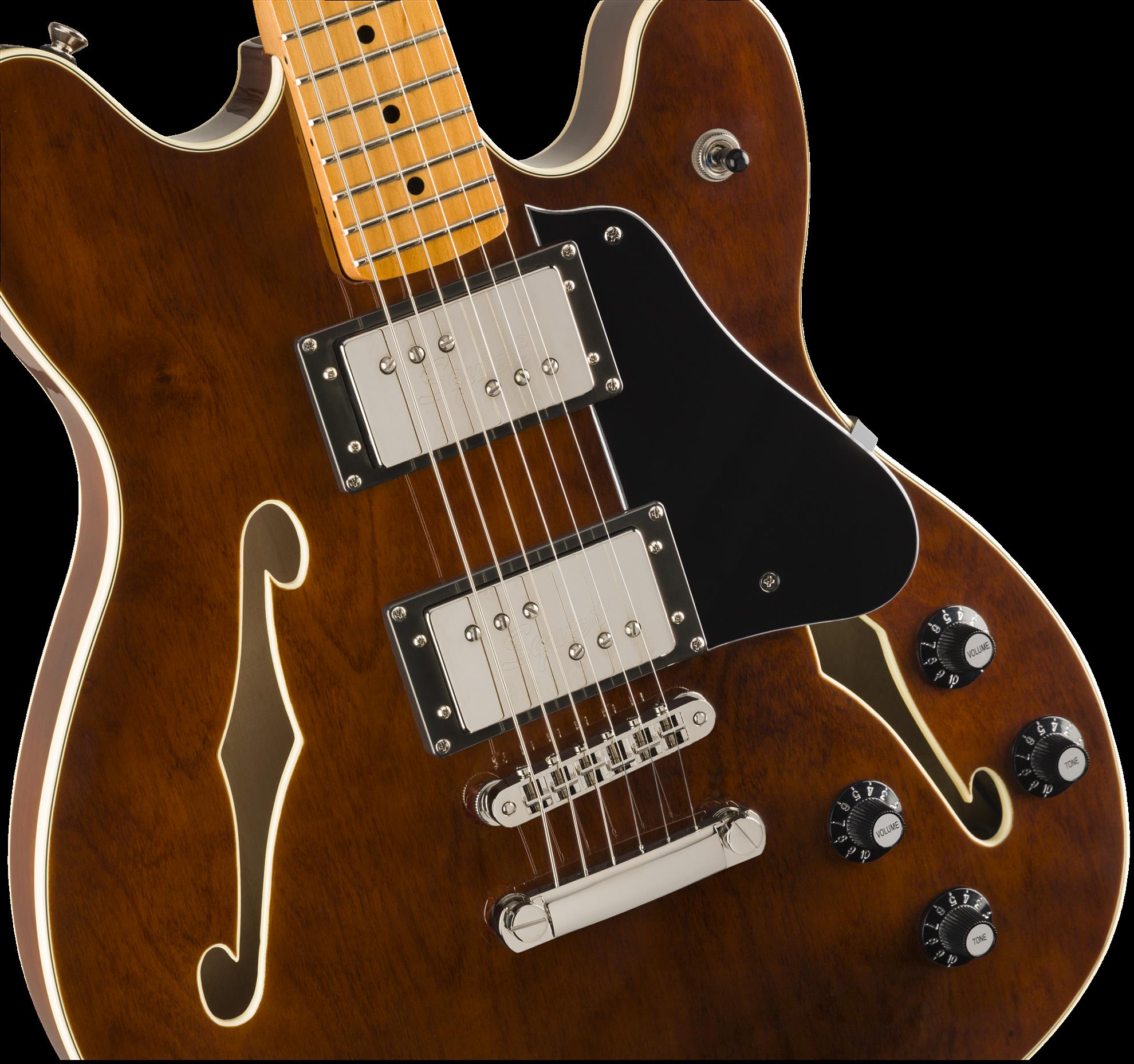 Squier Classic Vibe Starcaster Semi-Hollow Body Electric Guitar - Walnut