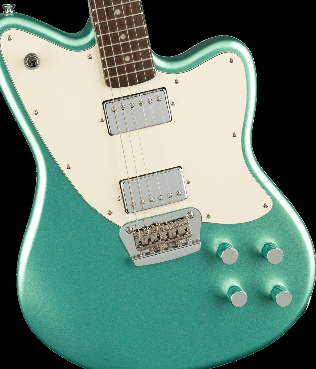 Squier Paranormal Toronado Electric Guitar - Laurel Fingerboard - Parchment Pickguard - Mystic Seafoam