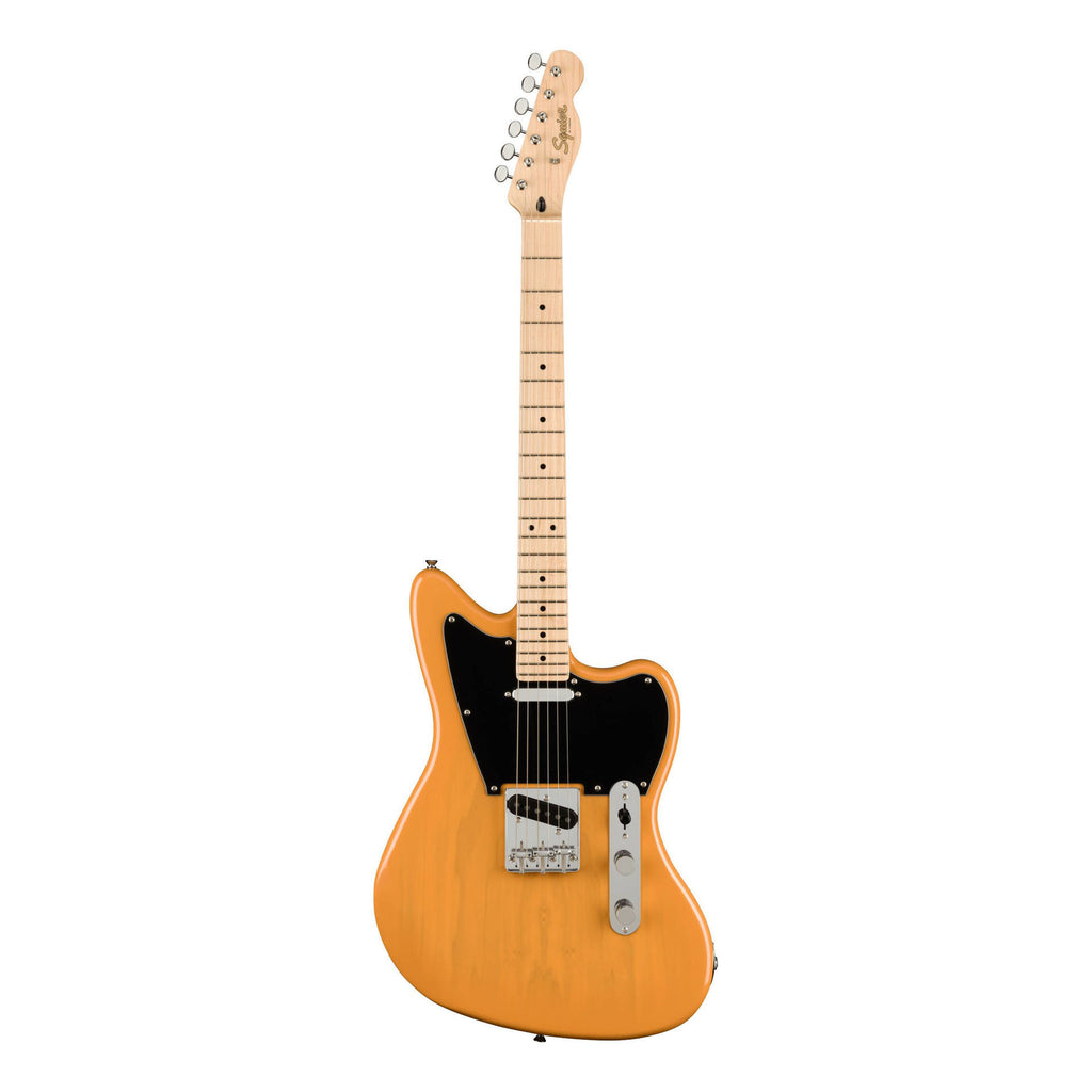 Squier Paranormal Offset Telecaster Electric Guitar - Maple Fingerboard - Black Pickguard - Butterscotch Blonde