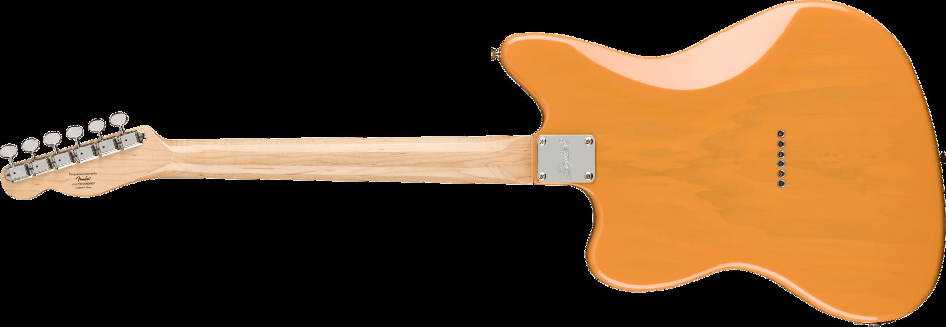 Squier Paranormal Offset Telecaster Electric Guitar - Maple Fingerboard - Black Pickguard - Butterscotch Blonde