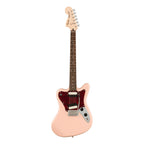 Squier Paranormal Super-Sonic Electric Guitar - Laurel Fingerboard - Tortoiseshell Pickguard - Shell Pink