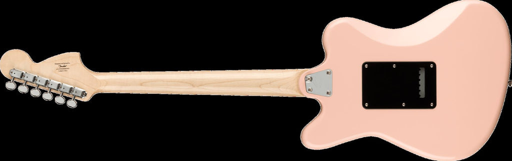 Squier Paranormal Super-Sonic Electric Guitar - Laurel Fingerboard - Tortoiseshell Pickguard - Shell Pink