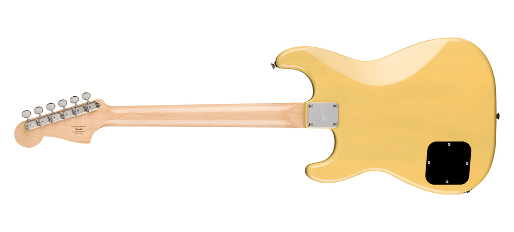 Squier Paranormal Strat-O-Sonic Electric Guitar with Laurel Fingerboard in Vintage Blonde