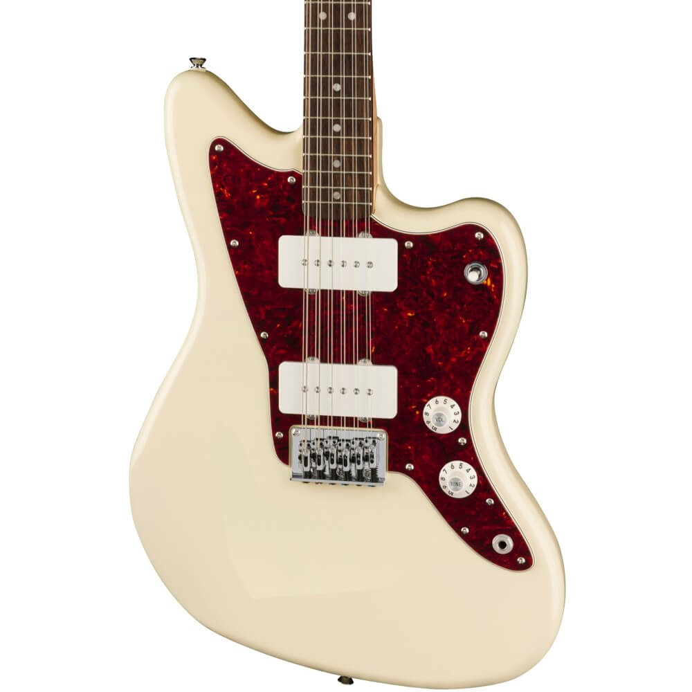 Squier Paranormal Jazzmaster XII 12-String Electric Guitar - Olympic White