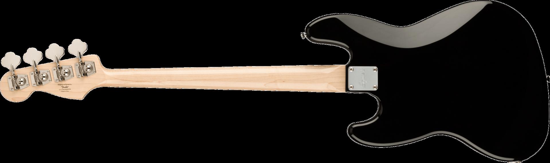 Squier Paranormal Jazz Bass ''54 Bass Guitar - Maple Fingerboard - Gold Anodized Pickguard - Black