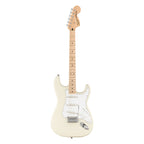 Squier Affinity Series Stratocaster, Maple Fingerboard, White Pickguard, Olympic White