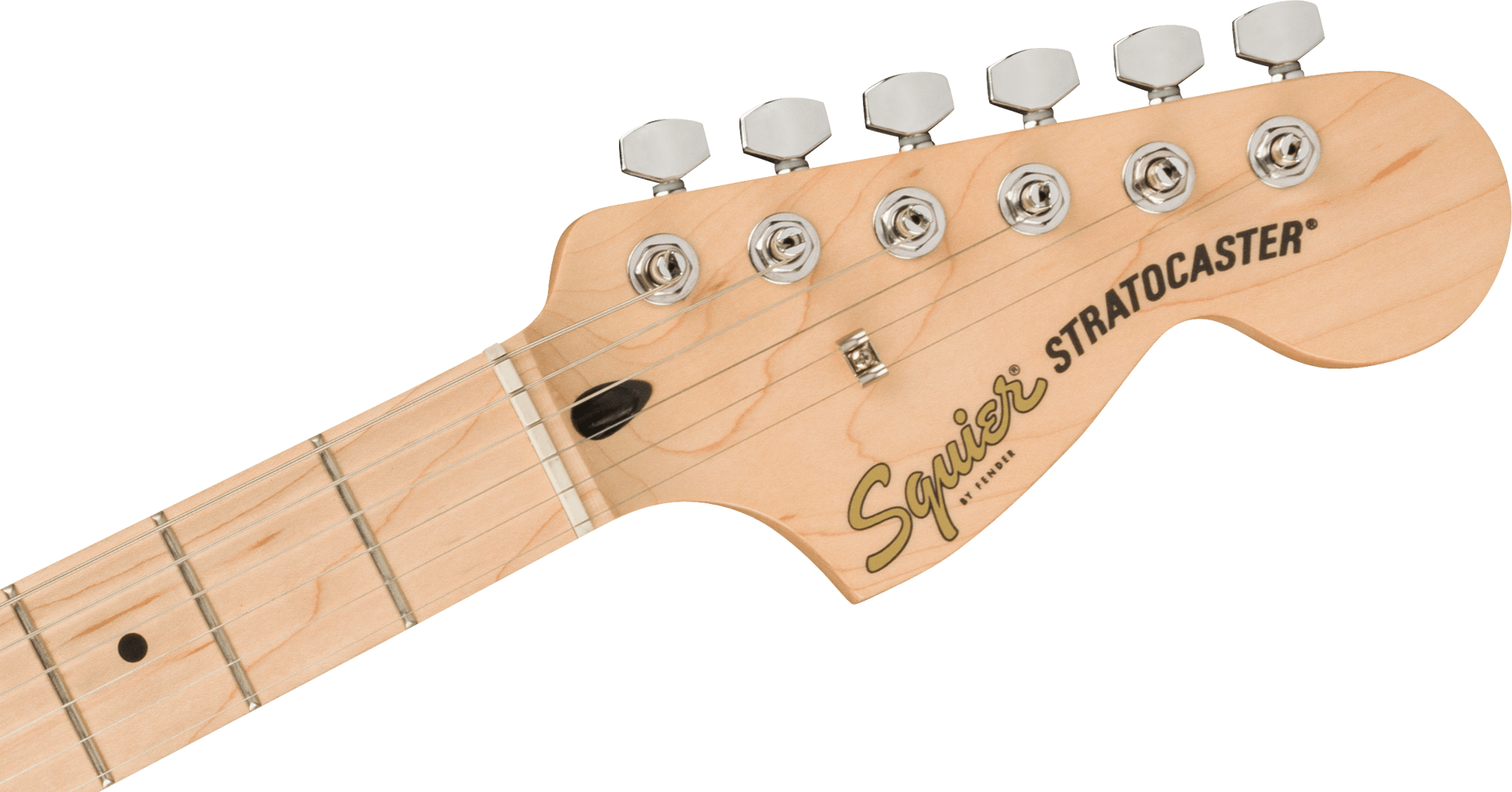 Squier Affinity Series Stratocaster, Maple Fingerboard, White Pickguard, Olympic White