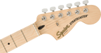 Squier Affinity Series Stratocaster, Maple Fingerboard, White Pickguard, Black