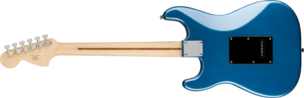 Squier Affinity Series Stratocaster, Maple Fingerboard, Black Pickguard, Lake Placid Blue