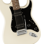 Squier Affinity Series Stratocaster, Maple Fingerboard, Black Pickguard, Olympic White