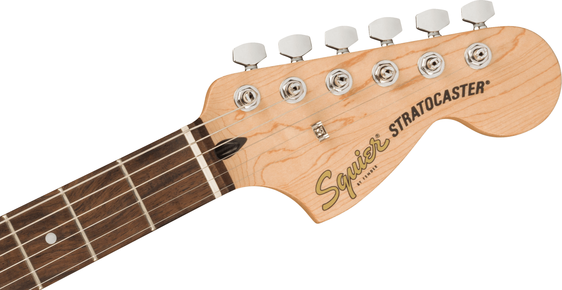 Squier Affinity Series Stratocaster, Maple Fingerboard, Black Pickguard, Olympic White