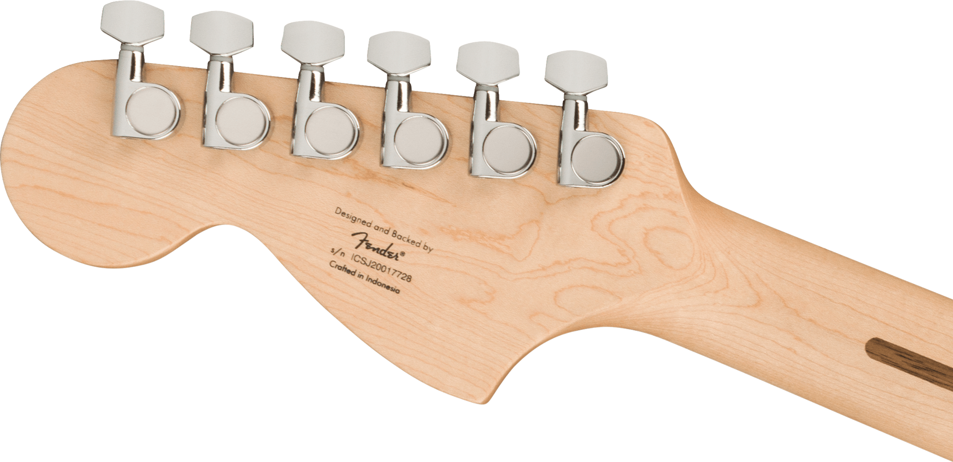 Squier Affinity Series Stratocaster, Maple Fingerboard, Black Pickguard, Olympic White