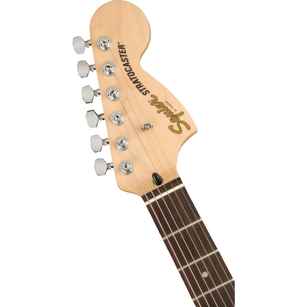 Squier 0378100583 — headstock front detail