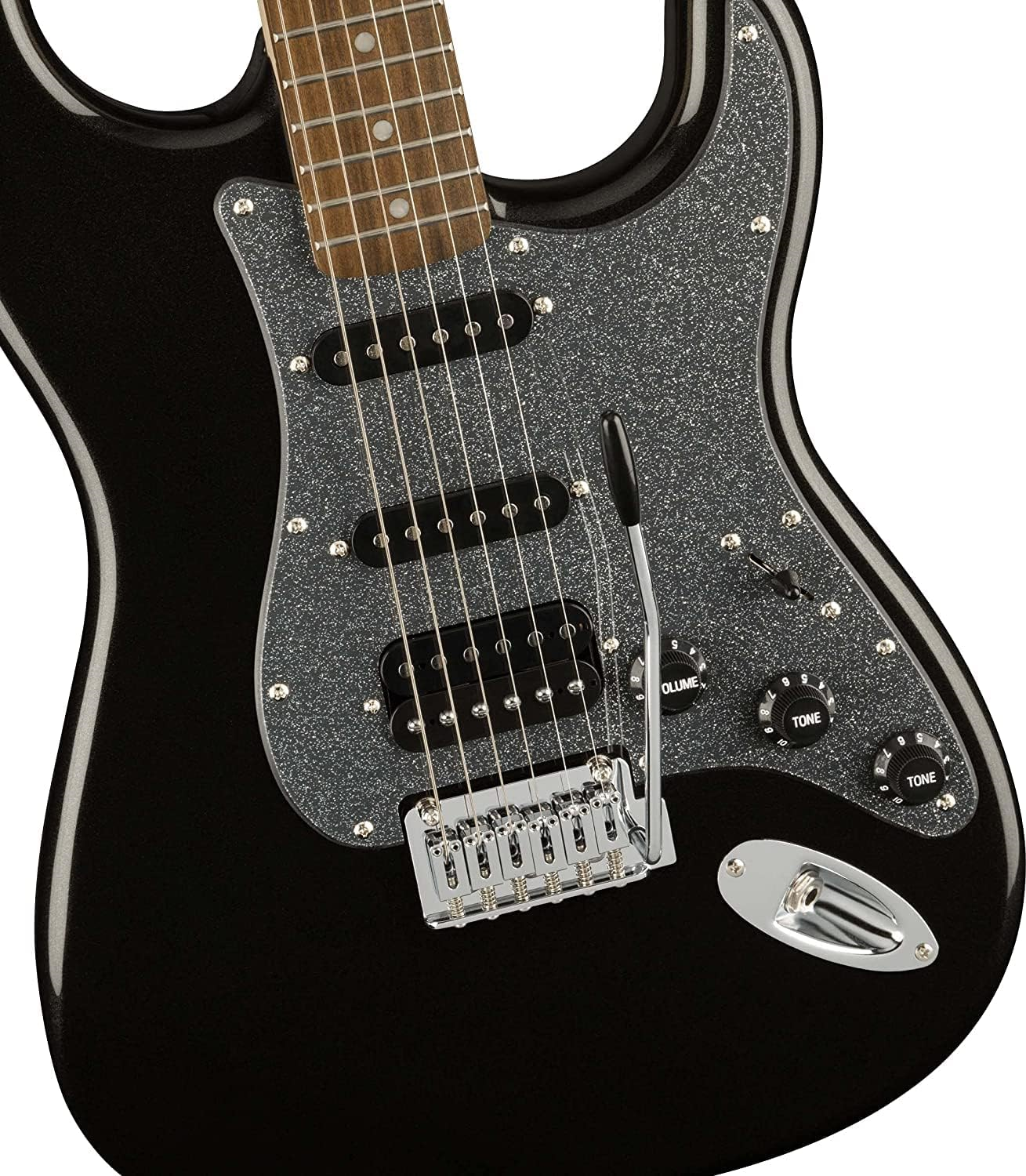 Squier FSR Affinity Series Stratocaster HSS Laurel FB - Metallic Black