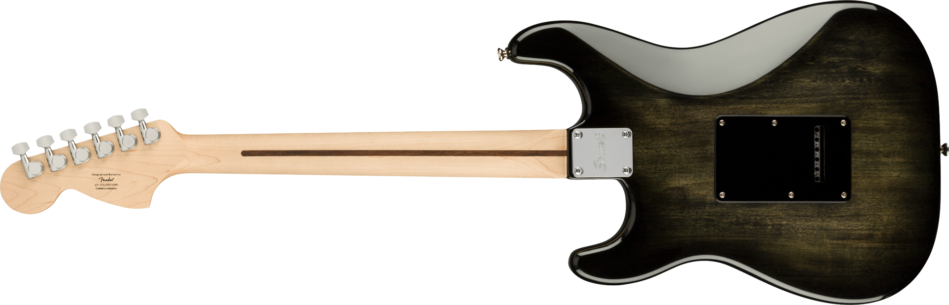 Squier Affinity Series Stratocaster FMT HSS Electric Guitar - Black Burst