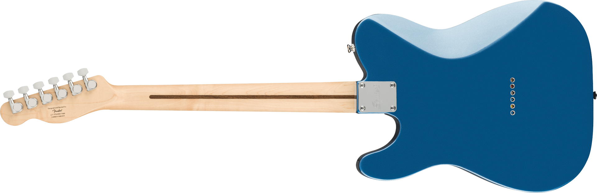 Squier Affinity Series Telecaster, Laurel Fingerboard, White Pickguard, Lake Placid Blue