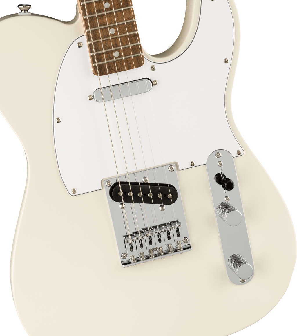 Squier Affinity Series Telecaster Electric Guitar with Laurel Fretboard - Olympic White