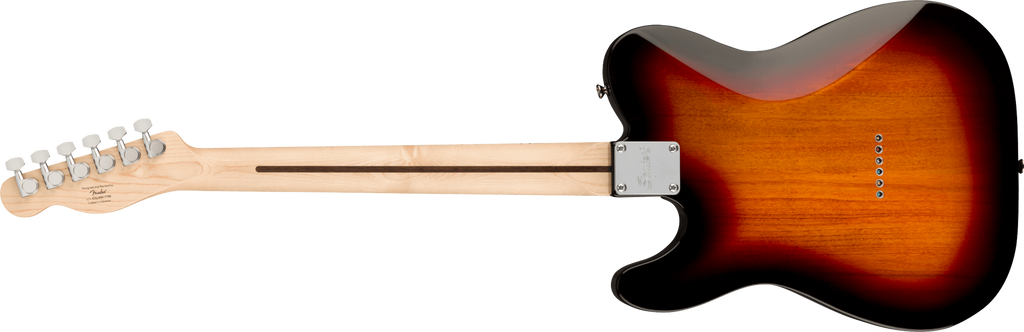 Squier Affinity Series Telecaster, Maple Fingerboard, Black Pickguard, 3-Color Sunburst