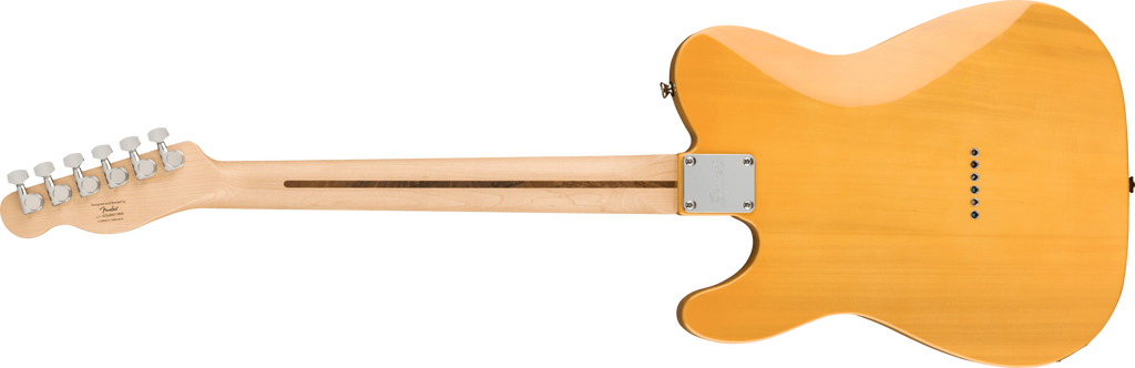 Squier Affinity Series Telecaster, Maple Fingerboard, Black Pickguard, Butterscotch Blonde
