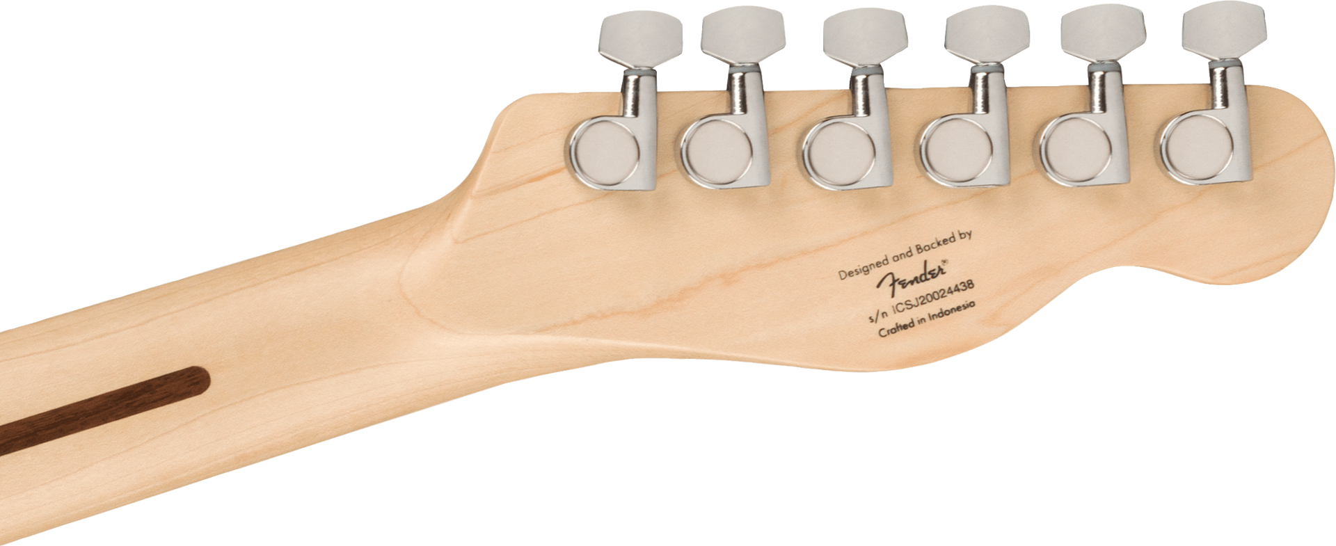 Squier Affinity Series Telecaster Left-Handed, Maple Fingerboard, Black Pickguard, Butterscotch Blonde