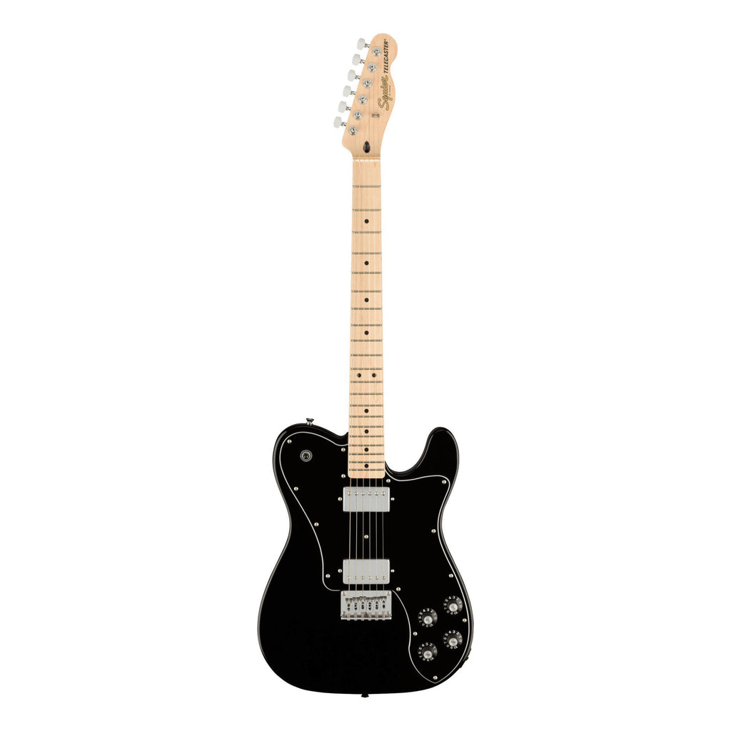 Squier Affinity Series Telecaster Deluxe, Maple Fingerboard, Black Pickguard, Black