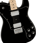 Squier Affinity Series Telecaster Deluxe, Maple Fingerboard, Black Pickguard, Black