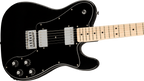 Squier Affinity Series Telecaster Deluxe, Maple Fingerboard, Black Pickguard, Black