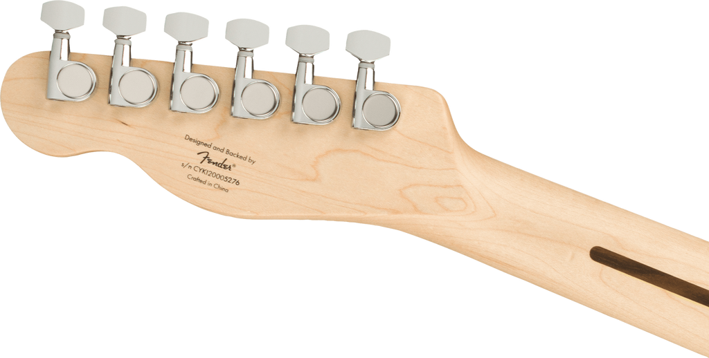 Squier Affinity Series Telecaster Deluxe, Maple Fingerboard, Black Pickguard, Black