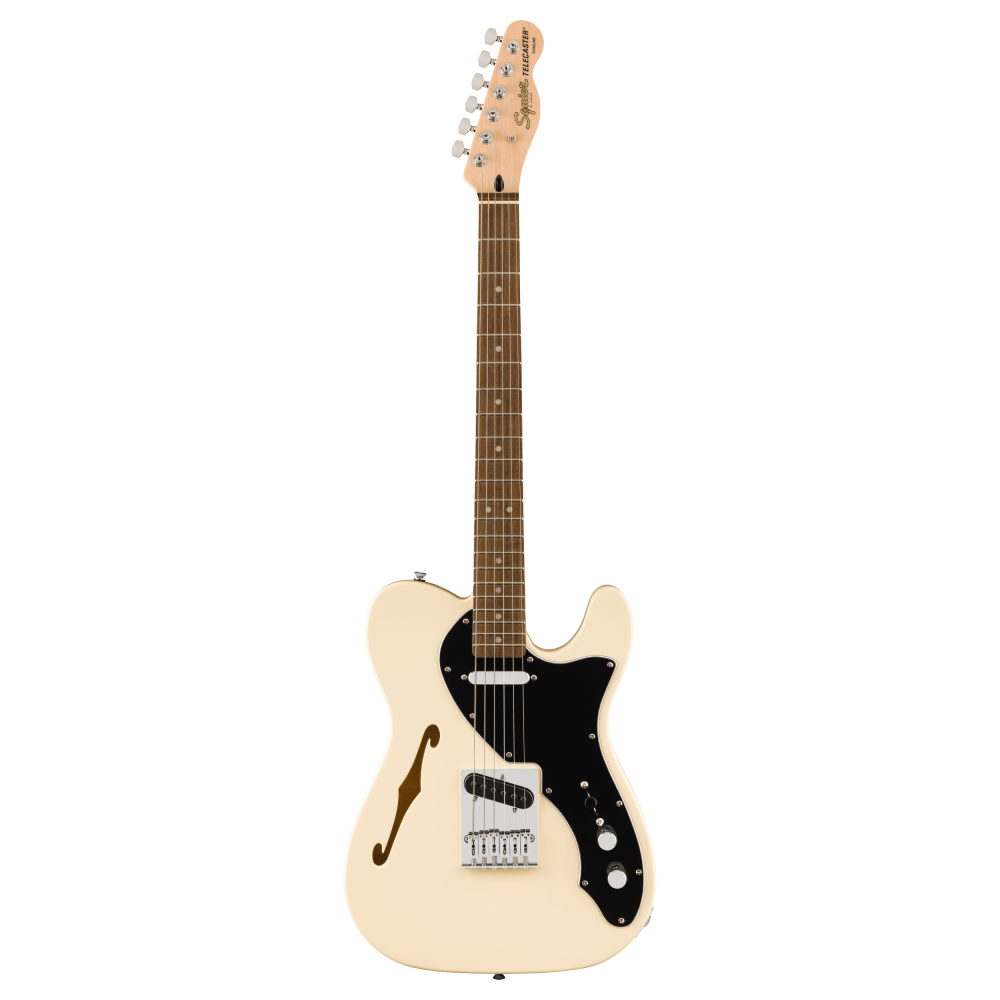 Squier Affinity Telecaster Thinline Electric Guitar with Laurel Fretboard - Olympic White