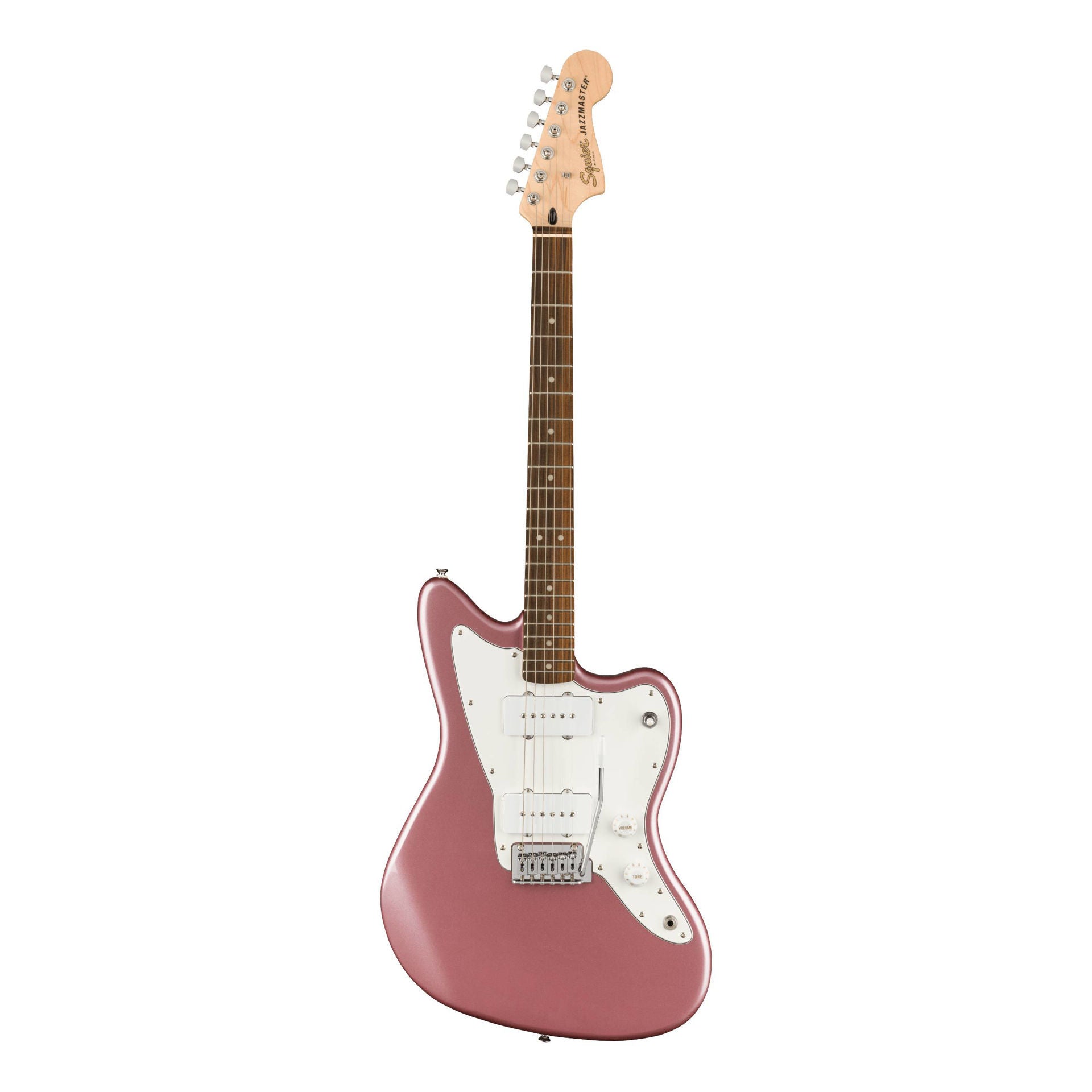Squier Affinity Series Jazzmaster, Laurel Fingerboard, White Pickguard, Burgundy Mist