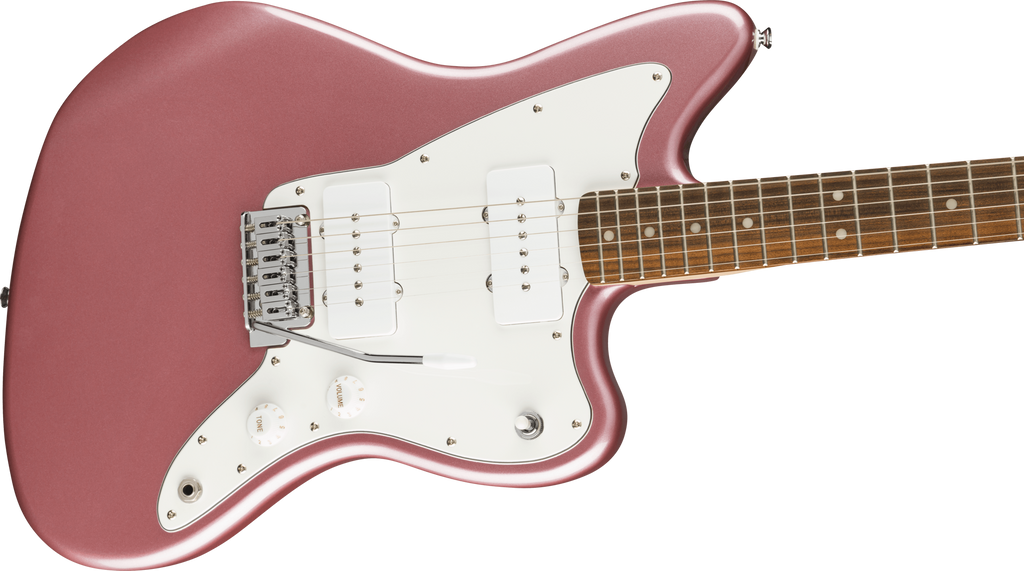 Squier Affinity Series Jazzmaster, Laurel Fingerboard, White Pickguard, Burgundy Mist