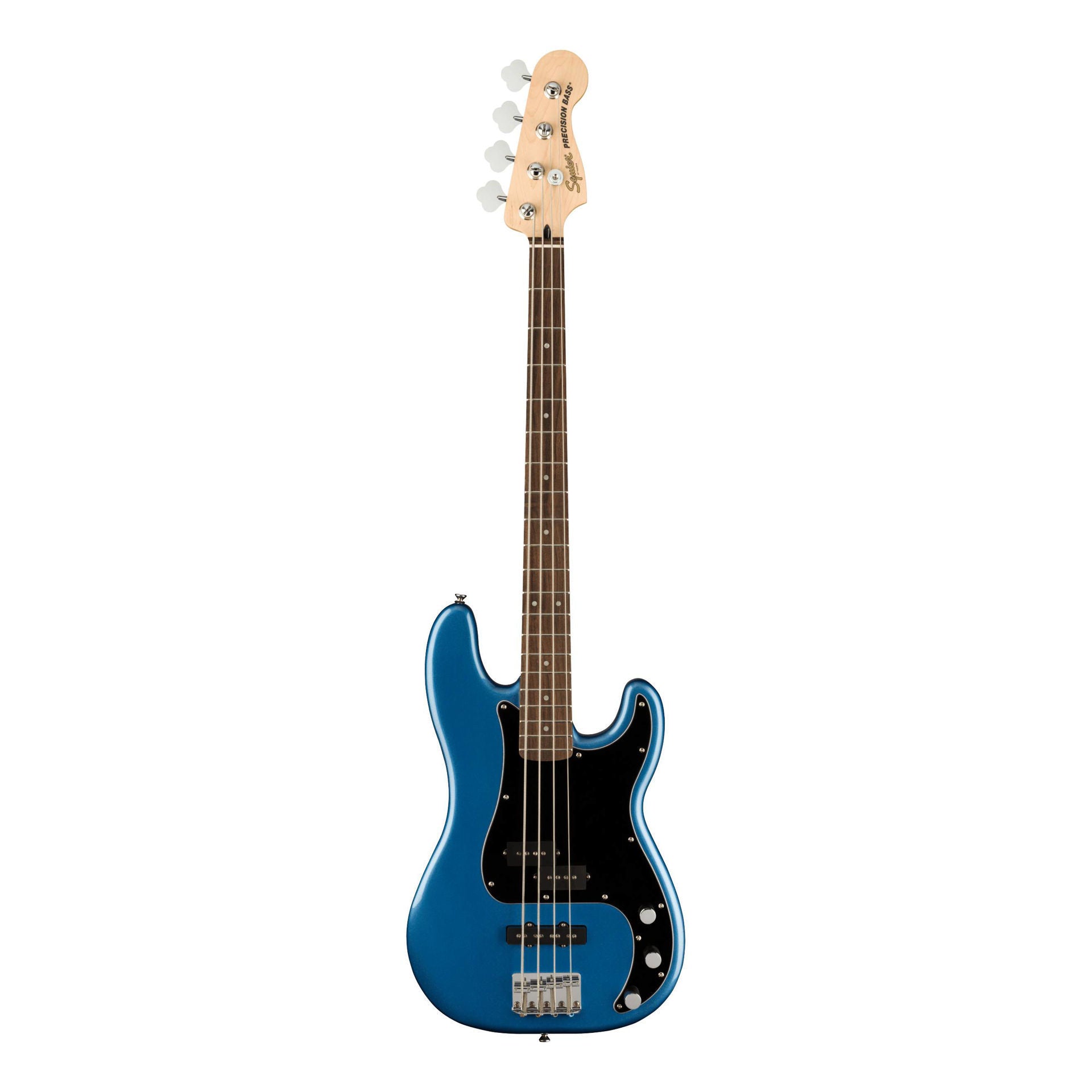 Squier Affinity Series Precision Bass PJ, Laurel Fingerboard, Black Pickguard, Lake Placid Blue