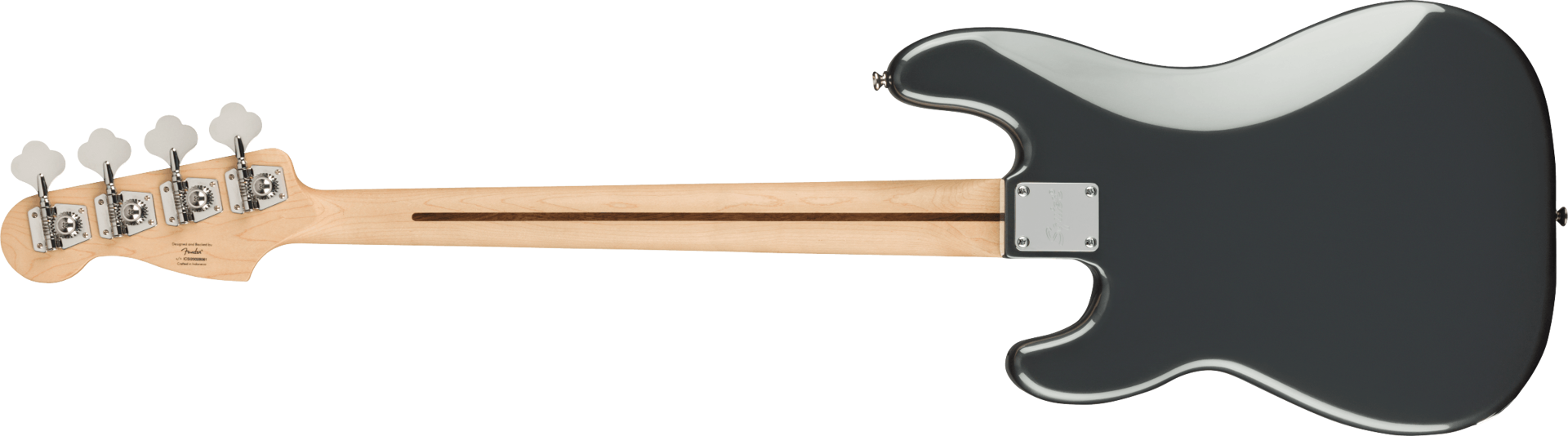 Squier Affinity Series Precision Bass PJ, Laurel Fingerboard, Black Pickguard, Charcoal Frost Metallic