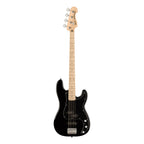 Squier Affinity Series Precision Bass PJ, Maple Fingerboard, Black Pickguard, Black