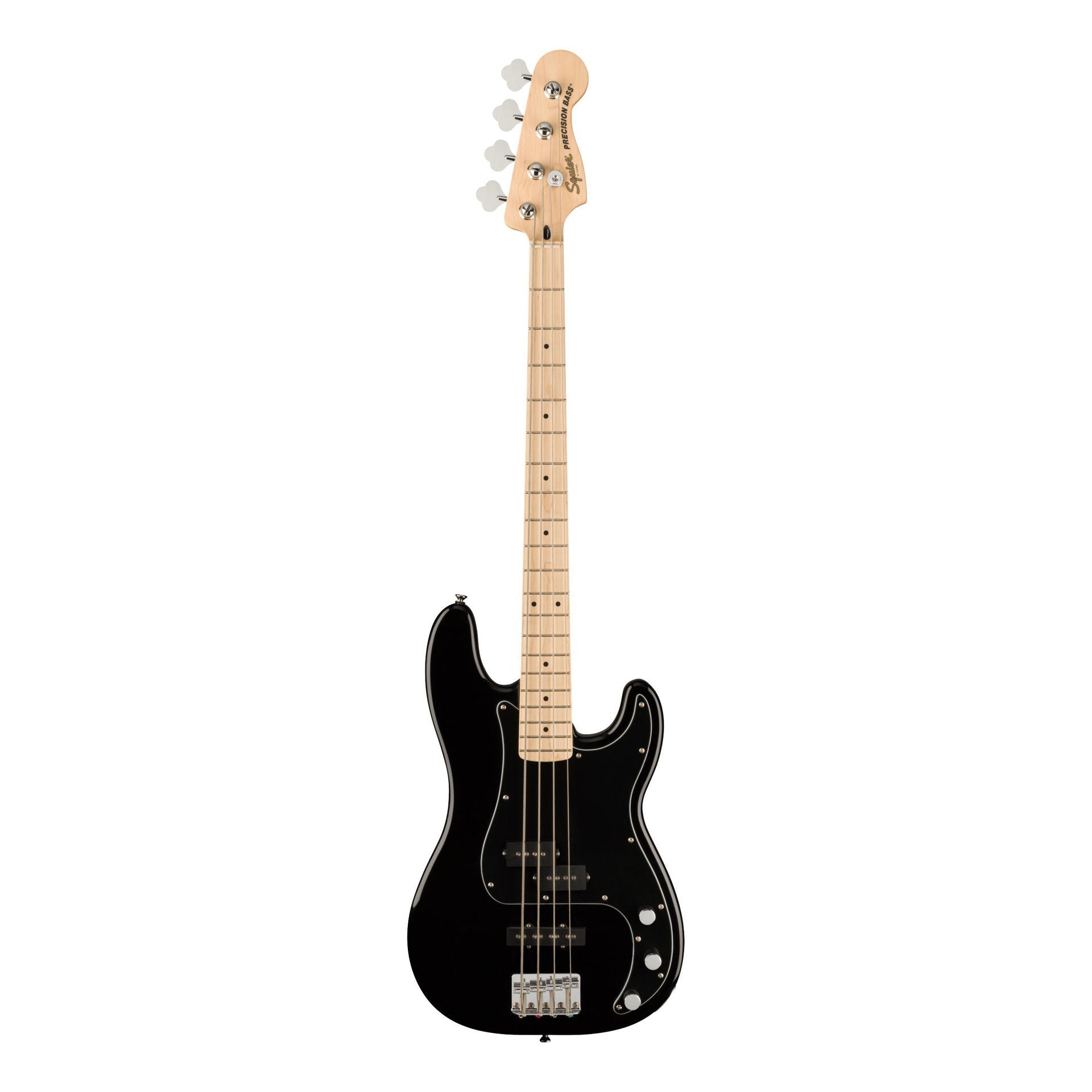 Squier Affinity Series Precision Bass PJ, Maple Fingerboard, Black Pickguard, Black