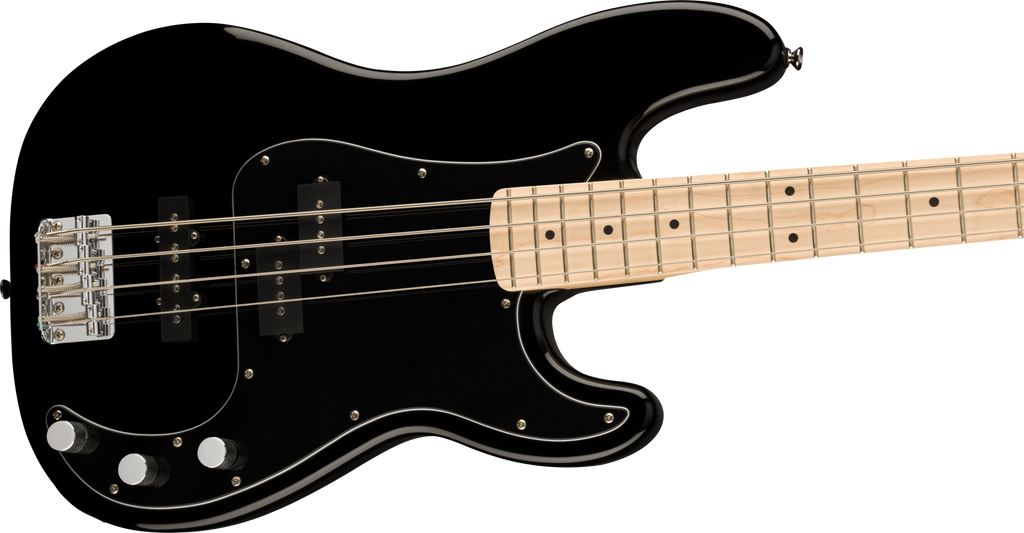 Squier Affinity Series Precision Bass PJ, Maple Fingerboard, Black Pickguard, Black