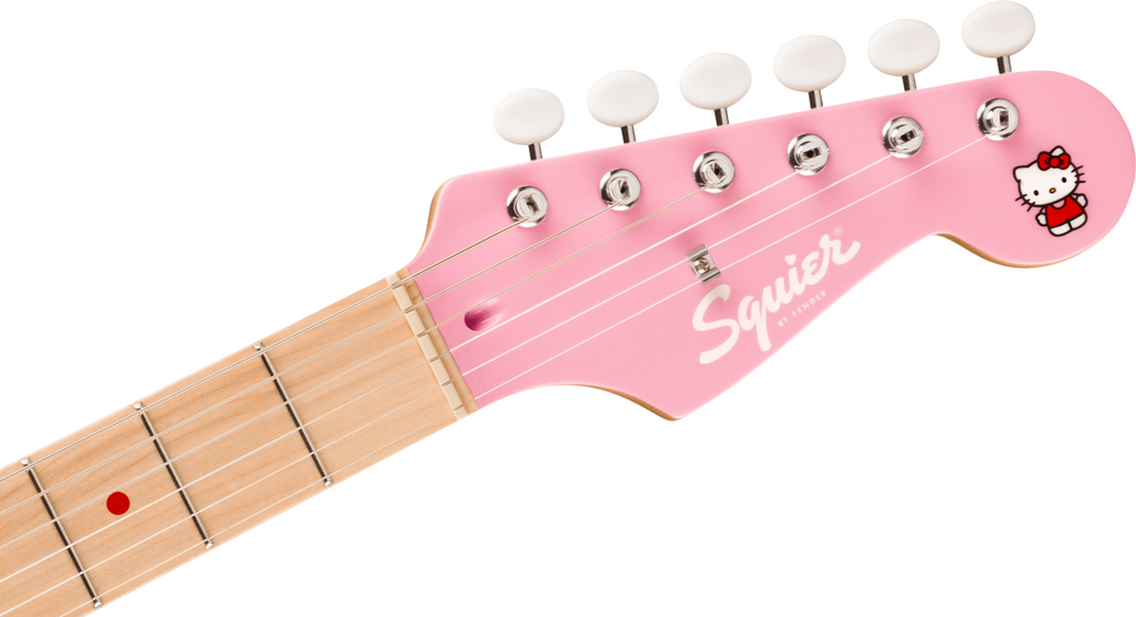 Squier Limited Edition Hello Kitty Stratocaster Electric Guitar - Pink