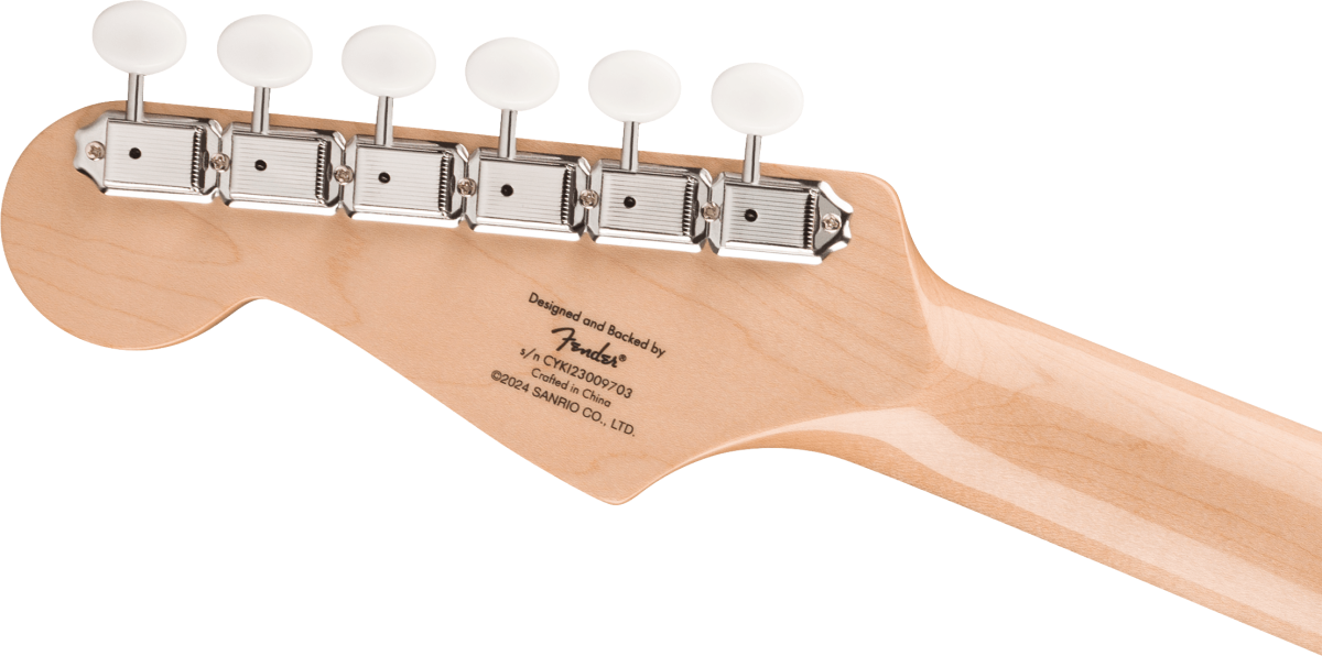 Squier Limited Edition Hello Kitty Stratocaster Electric Guitar - Pink