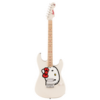 Squier X Hello Kitty Stratocaster Electric Guitar - White