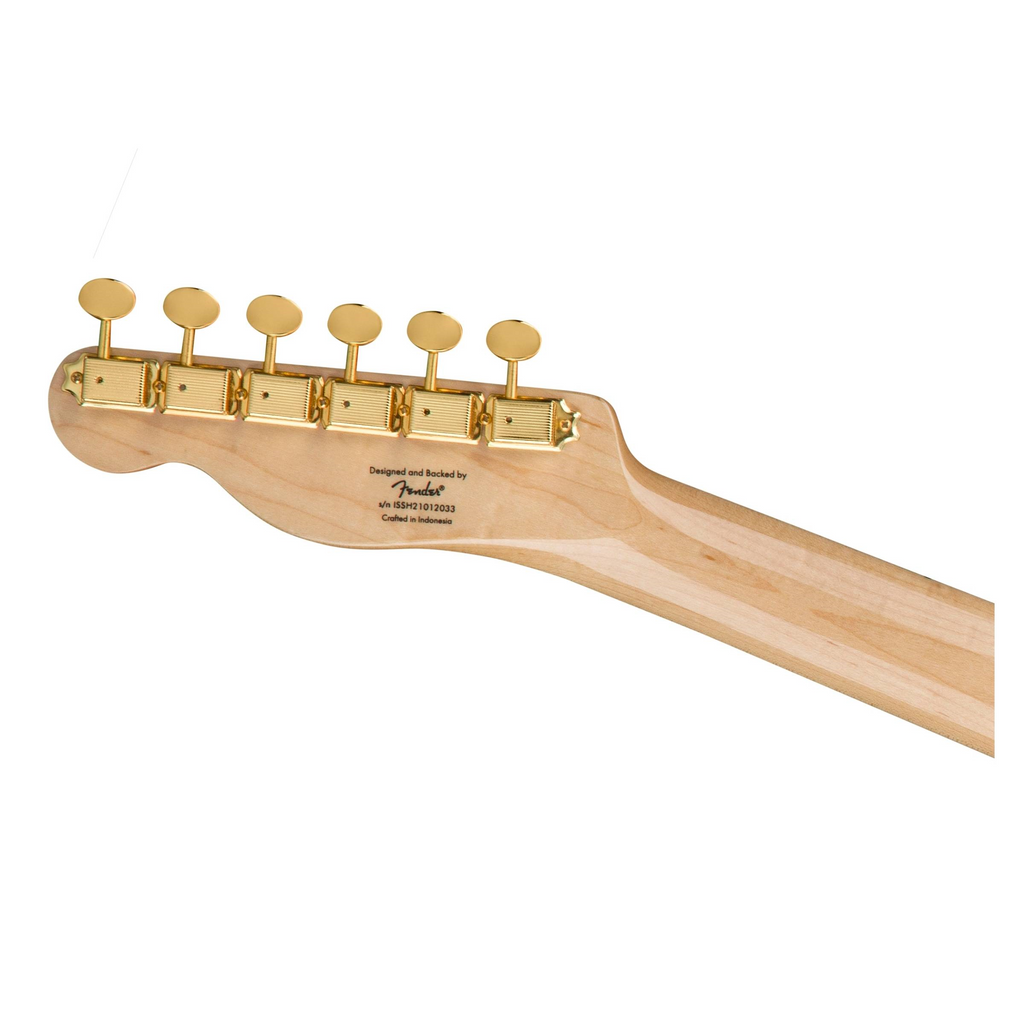 Squier 40th Anniversary Telecaster Electric Guitar Gold Edition Laurel Fingerboard Sherwood in Green Metallic