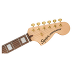 Squier 40th Anniversary Strat Gold Edition Electric Guitar with Gold Anodized Pickguard, Lake Placid Blue