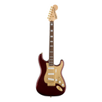 Squier 40th Anniversay Stratocaster Gold Edition Laurel Fingerboard Ruby Red Metallic