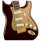 Squier 40th Anniversay Stratocaster Gold Edition Laurel Fingerboard Ruby Red Metallic