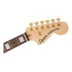 Squier 40th Anniversay Stratocaster Gold Edition Laurel Fingerboard Ruby Red Metallic