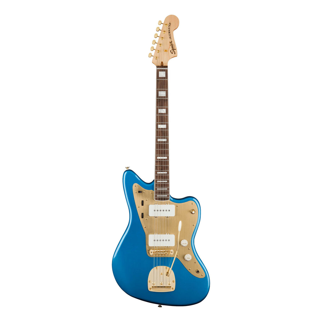 Squier 40th Anniversary Jazzmaster Gold Edition Electric Guitar - Lake Placid Blue