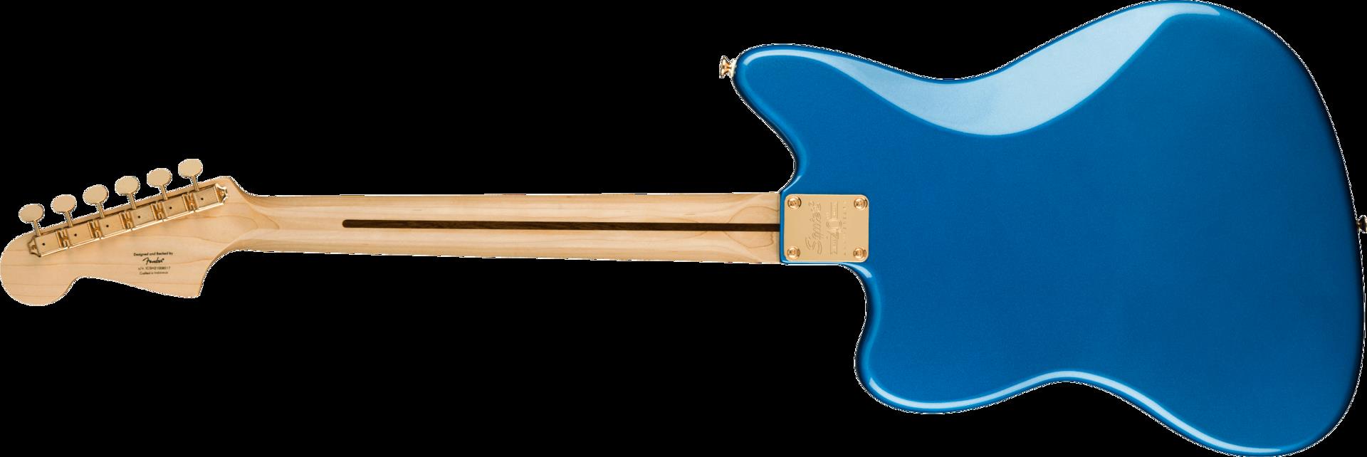 Squier 40th Anniversary Jazzmaster Gold Edition Electric Guitar - Lake Placid Blue