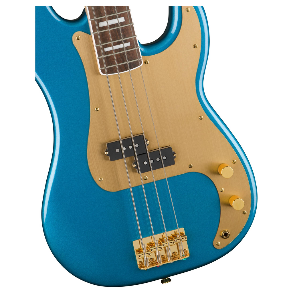 Squier 40th Anniversary Precision Bass Gold Edition Laurel Fingerboard Lake Placid Blue