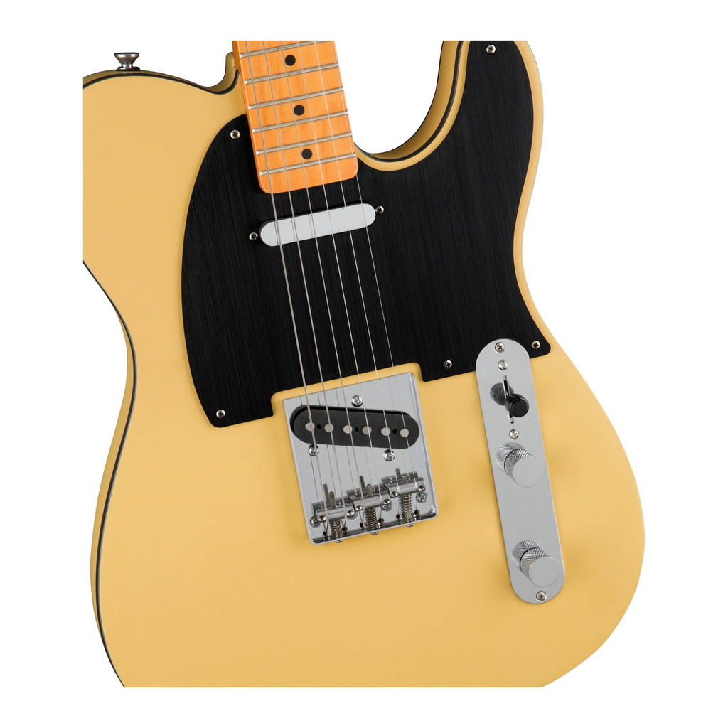 Squier 40th Anniversary Telecaster Vintage Edition Electric Guitar Maple Neck Satin Vintage Blonde