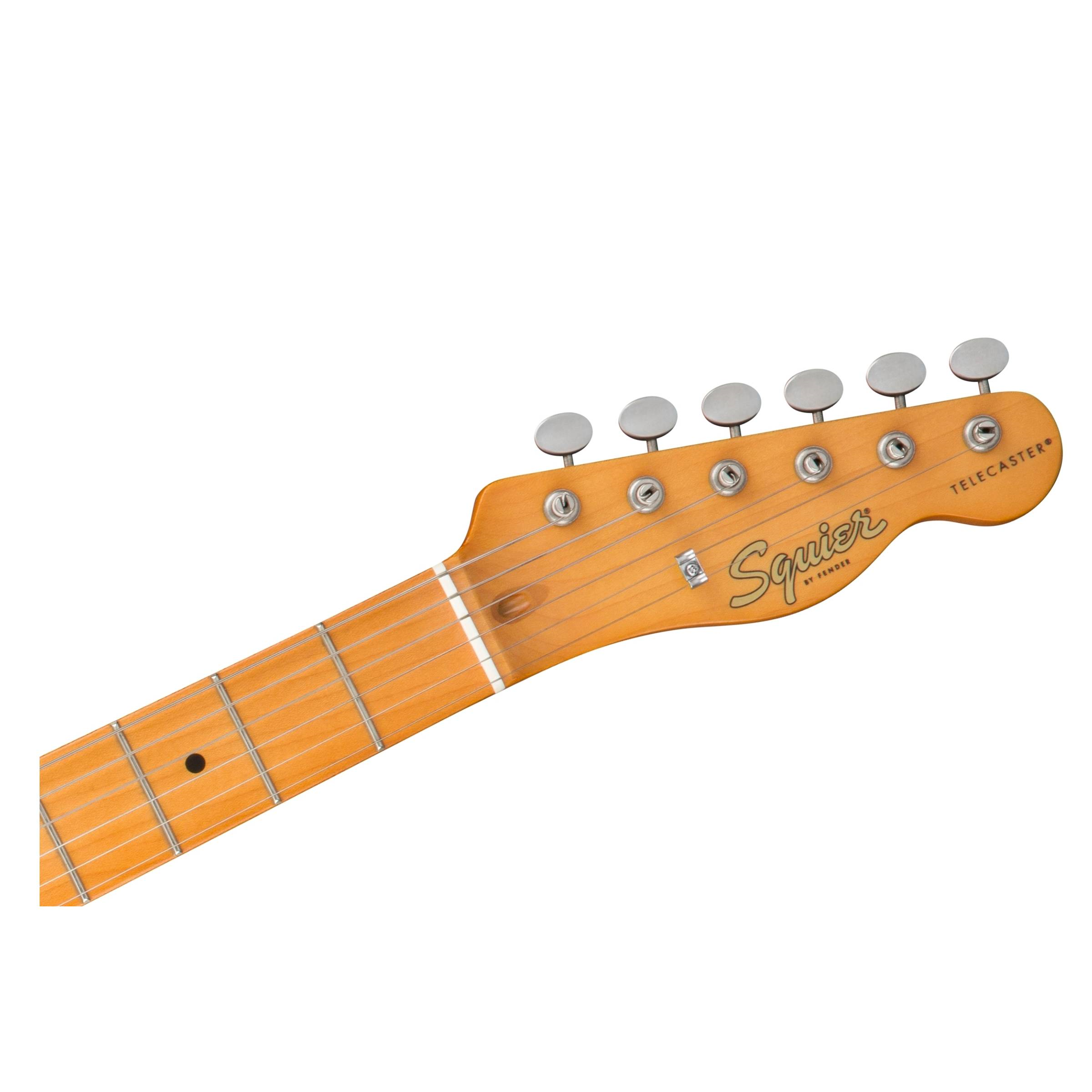 Squier 40th Anniversary Telecaster Vintage Edition Electric Guitar Maple Neck Satin Vintage Blonde