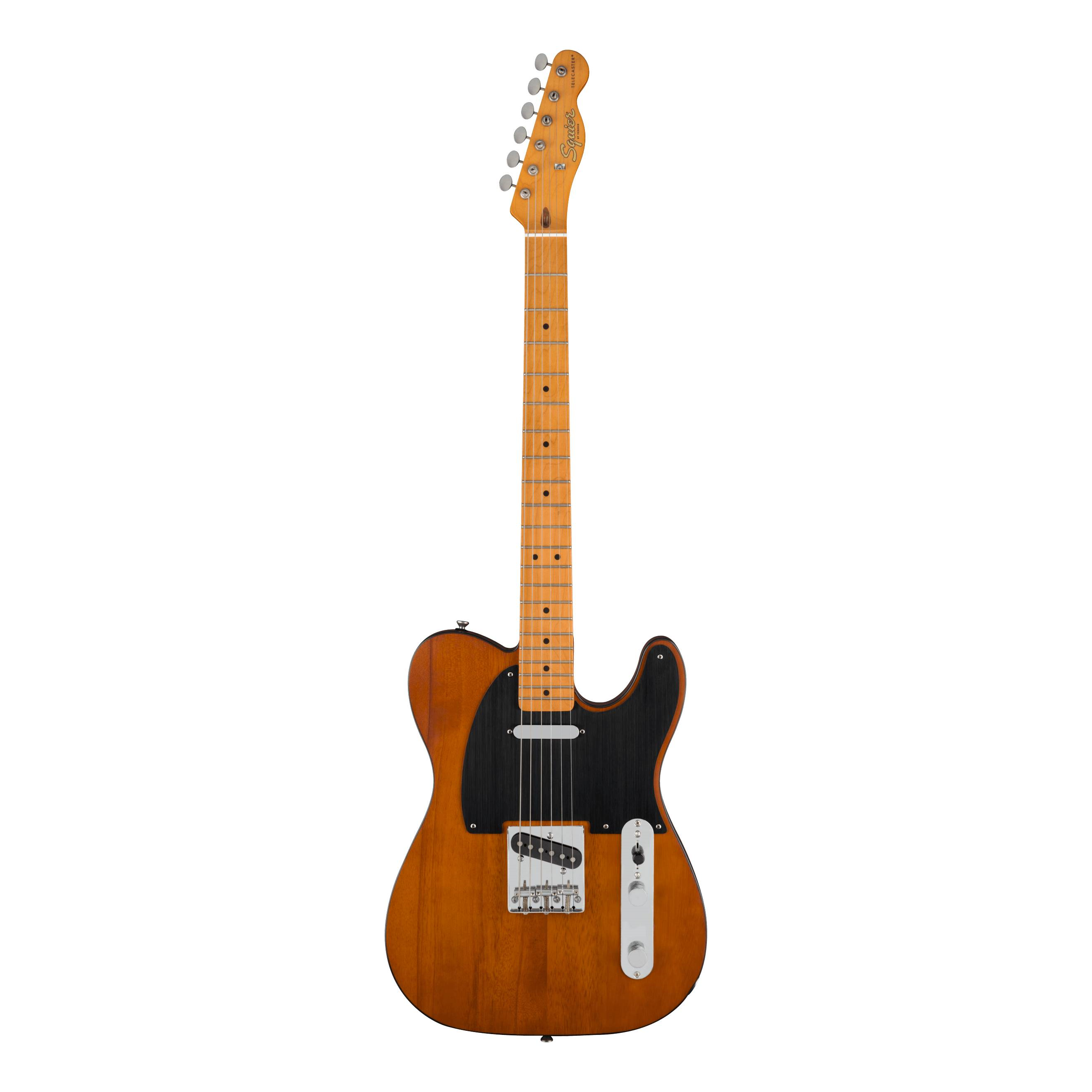 Squier 40th Anniversary Telecaster Vintage Edition Electric Guitar Maple Neck Satin Mocha